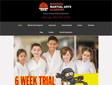 Tablet Screenshot of colorado-martialarts.com